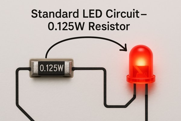Standard LED Circuit Low Power Resistor