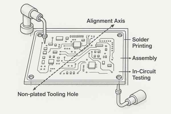Tooling Hole Alignment on PCB Panel Frame