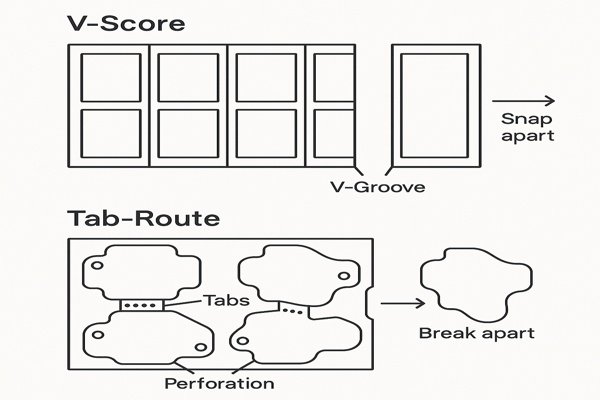 V-Score vs Tab-Route Panelization