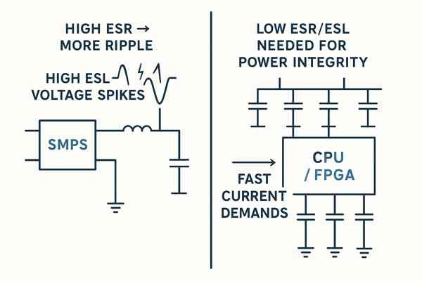 Where ESR and ESL Matter Most