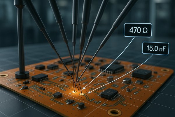flying probe tester pcb in action