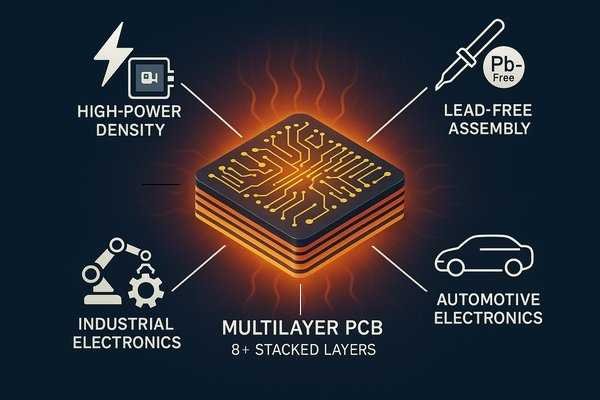 high tg pcb applications infographic