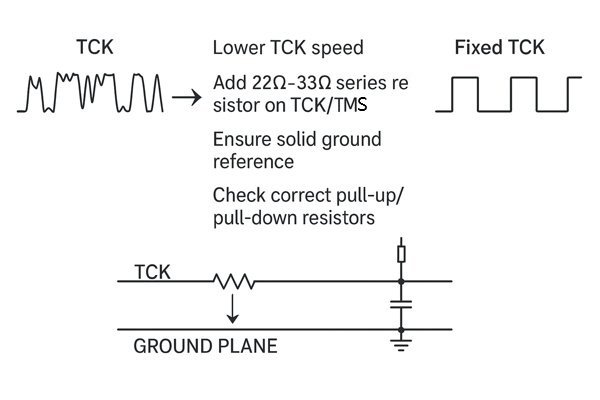 How To Improve A Noisy JTAG Signal