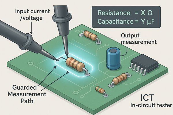ICT Guarded Component Measurement