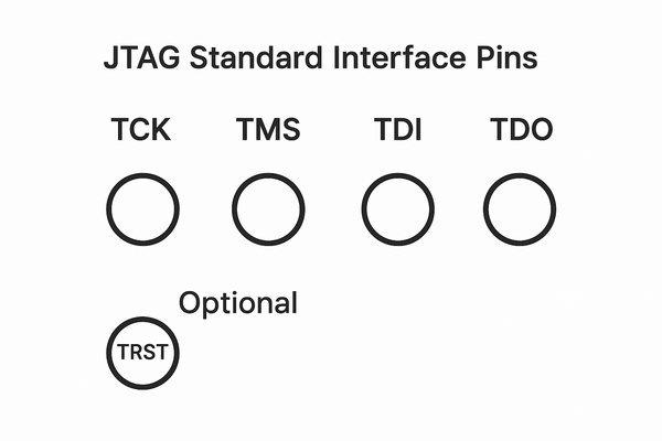 JTAG Standard Pin Names Diagram