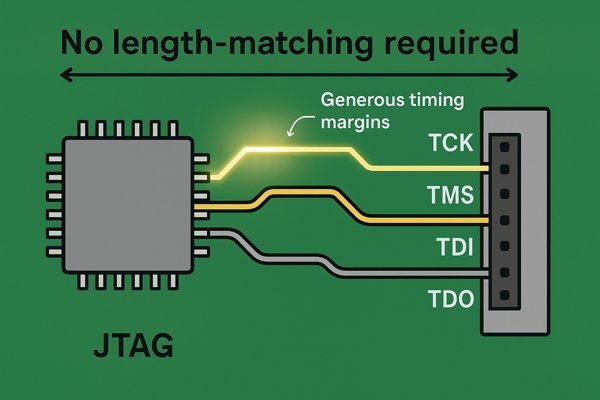 JTAG no length matching