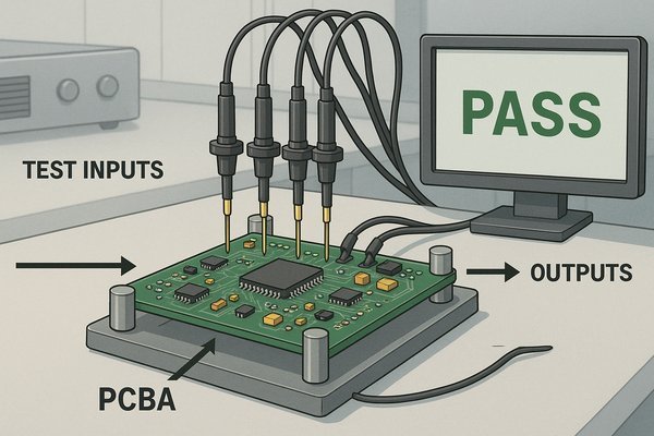PCBA Functional Testing FCT Diagram