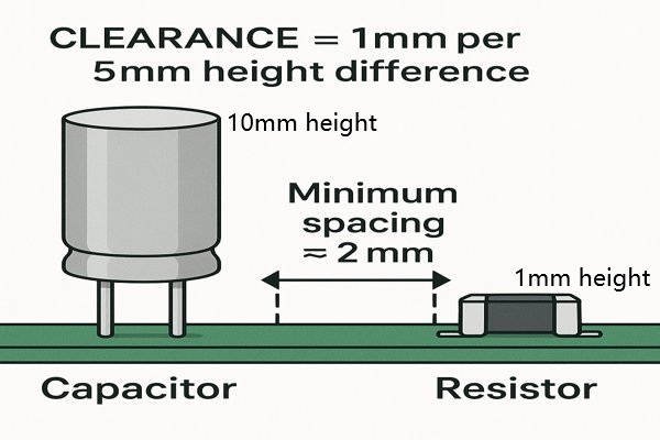 PCB Clearance Rule for Reflow Soldering