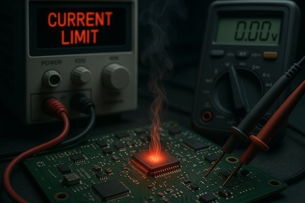 pcb short circuit bring-up symptoms