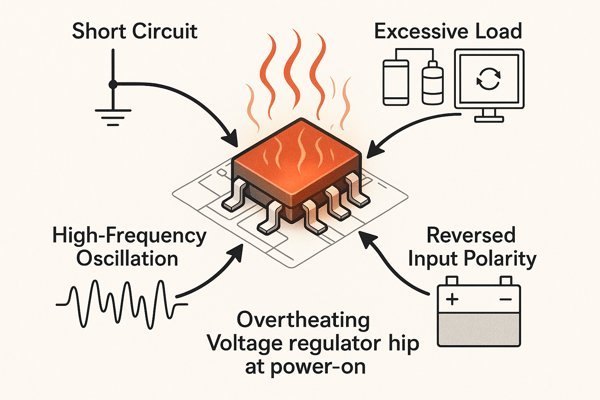 voltage regulator ldo overheating causes